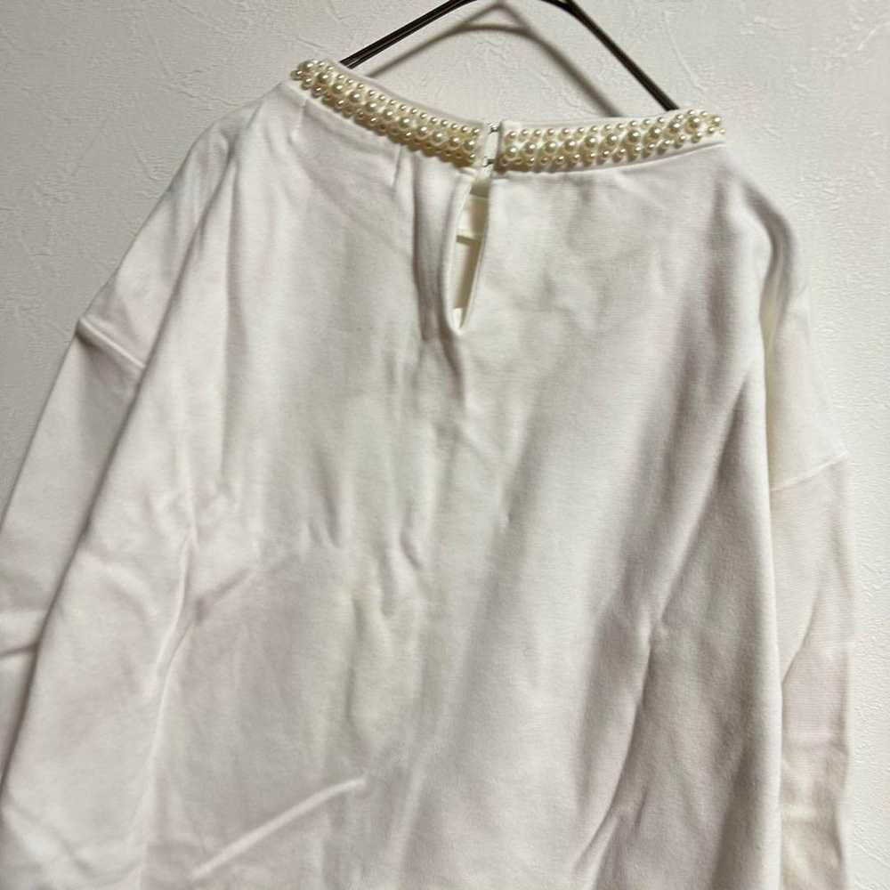 【Rope Picnic】T-shirt Cut & Sew Long Sleeve Pearl … - image 7