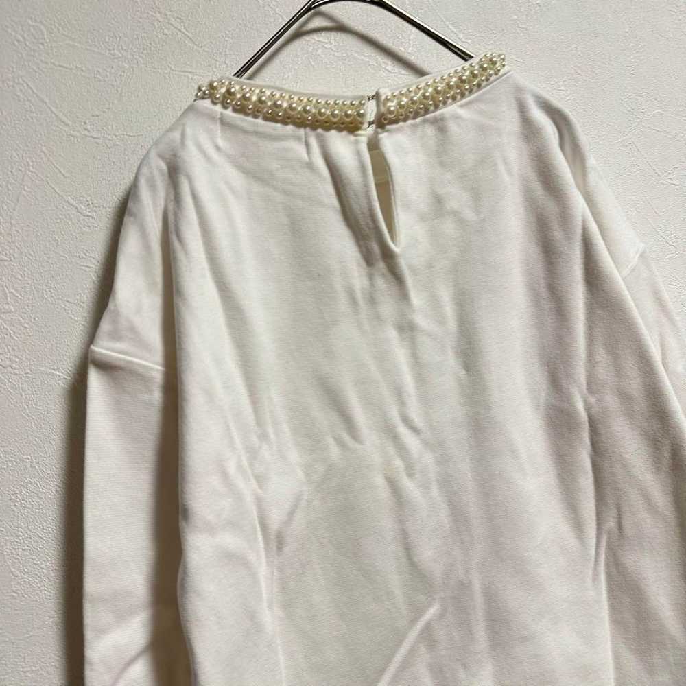 【Rope Picnic】T-shirt Cut & Sew Long Sleeve Pearl … - image 8