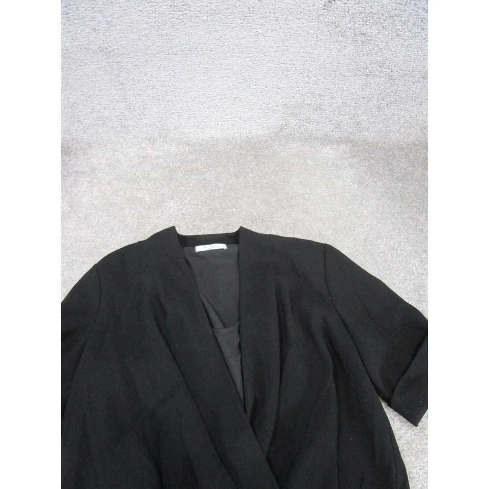 Vintage M.M. Lafleur Shirt Womens Small Black Lon… - image 2