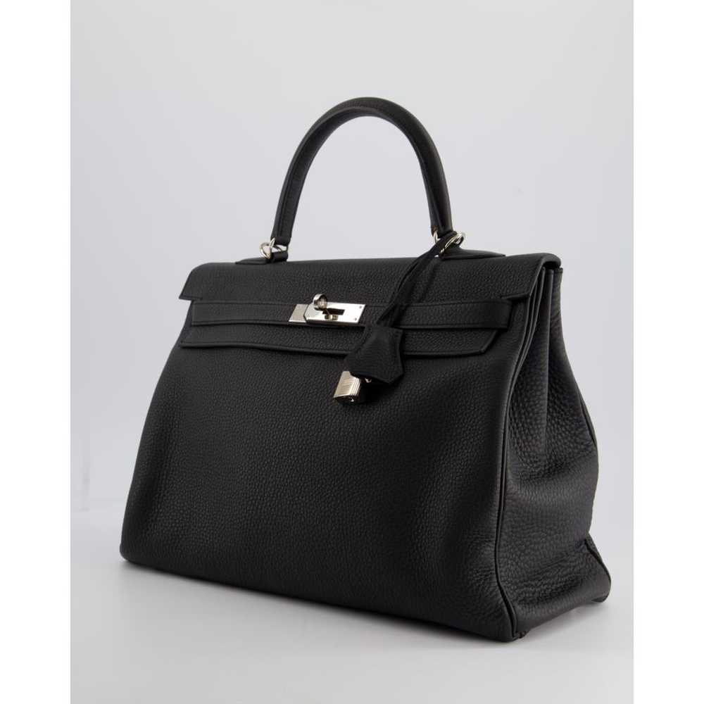 Hermès Kelly 35 leather handbag - image 8