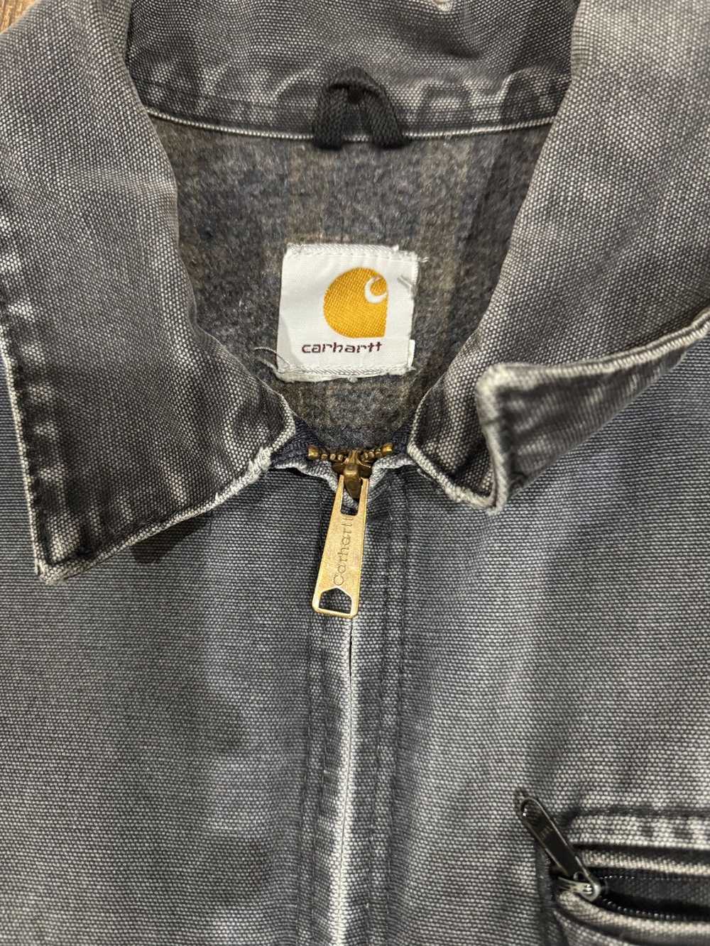 Carhartt × Vintage Carhartt Grey Detroit Jacket - image 2