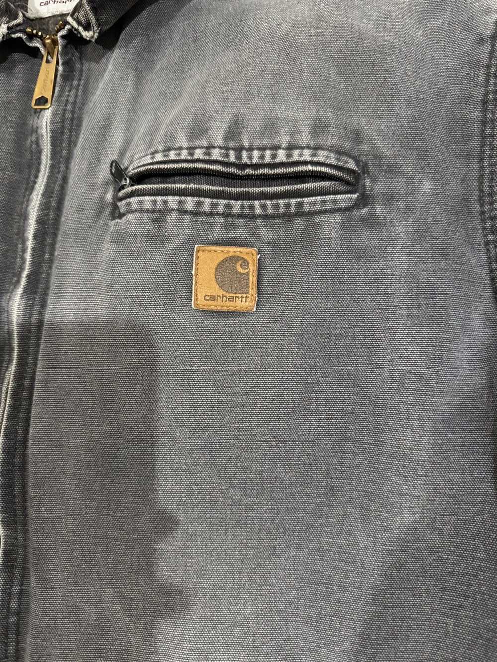 Carhartt × Vintage Carhartt Grey Detroit Jacket - image 3