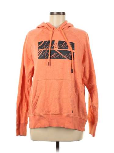 Under Armour Women Orange Pullover Hoodie M