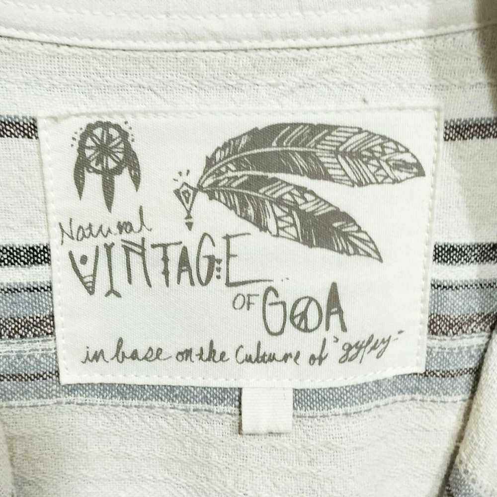 【Washed Processing】NATURAL VINTAGE GOA Linen Shir… - image 3