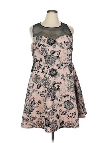 Trixxi Women Pink Cocktail Dress 1X Plus - image 1