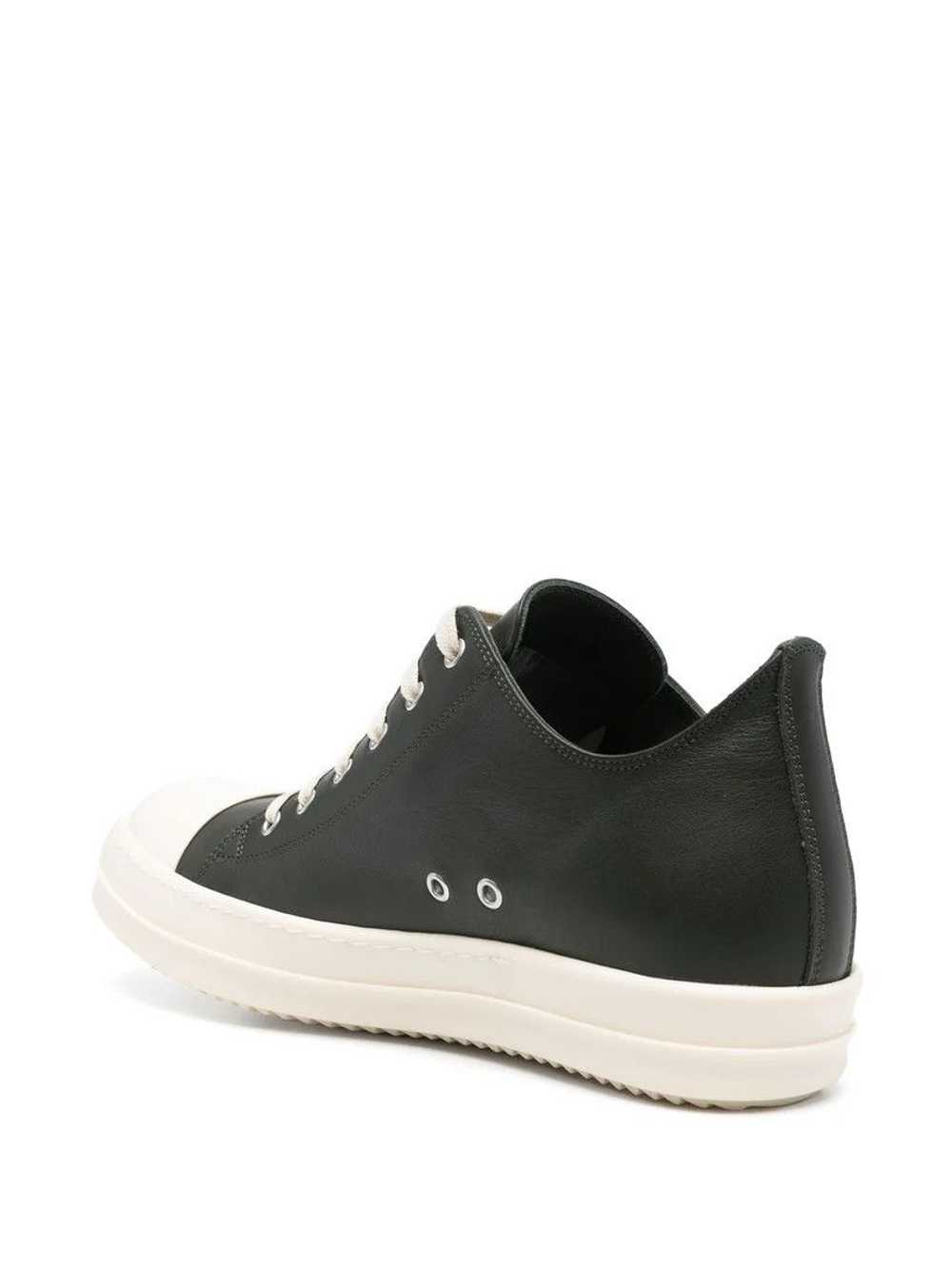 Rick Owens Low sneaks in grain calf leather - image 4