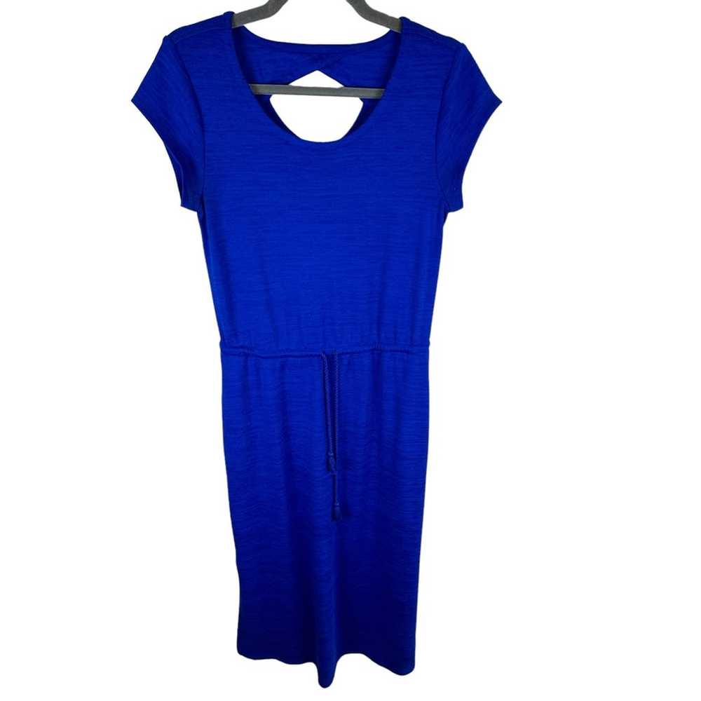 T By Talbots Royal Blue Cap Sleeve Scoop Neck Kni… - image 1