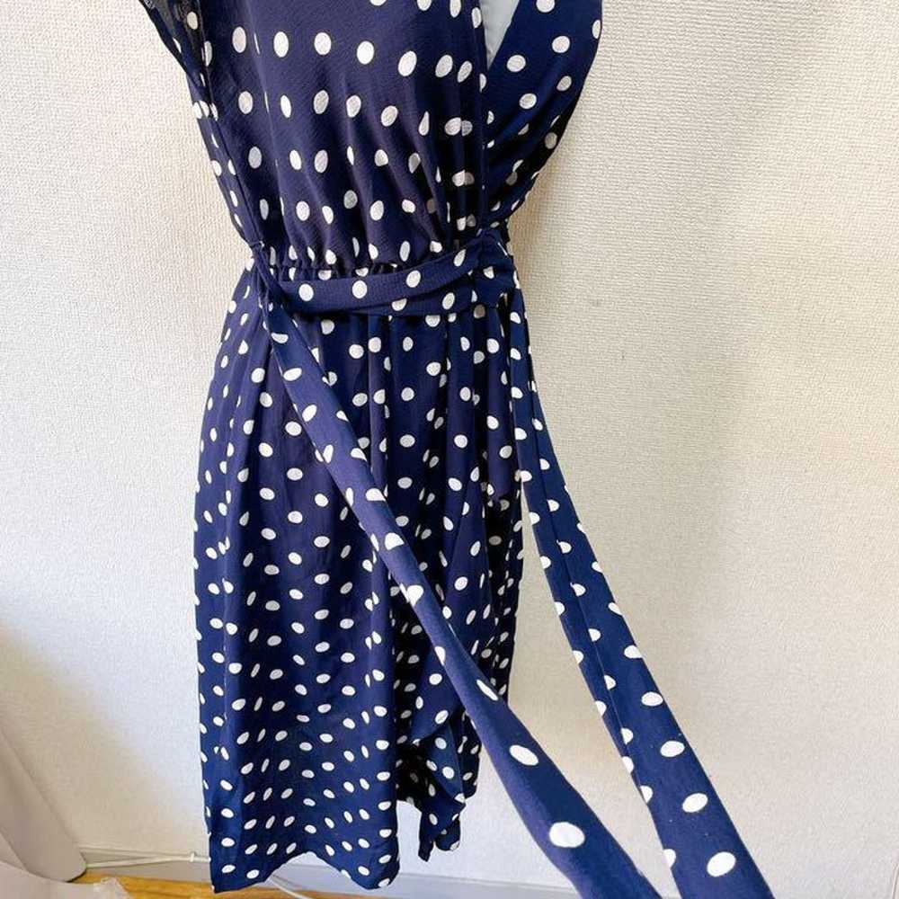 AX Paris Navy Polka Dot Maxi Dress - image 5