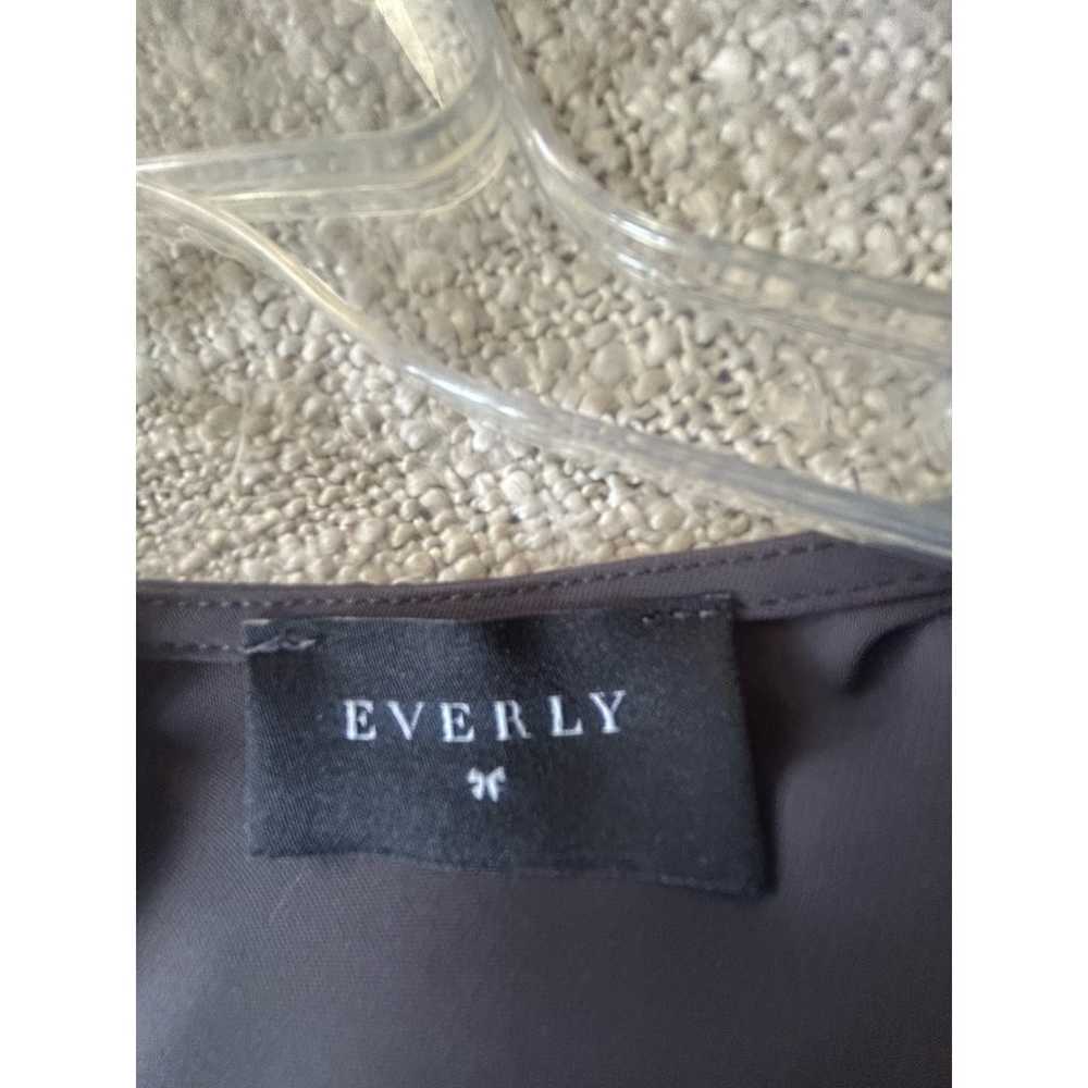 Everly Slate Gray Shift Dress Size M - image 5