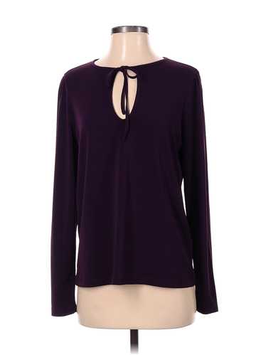 Banana Republic Women Purple Long Sleeve Blouse S