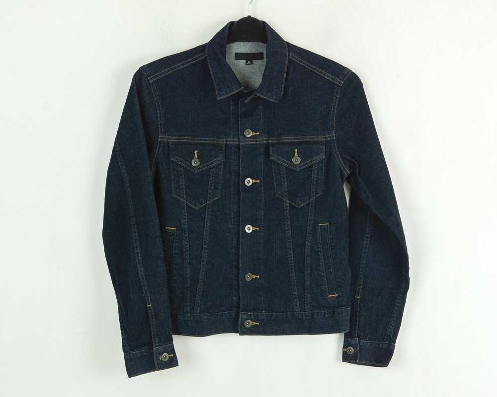 Uniqlo Button Up Denim Jean Jacket Casual Coat We… - image 1