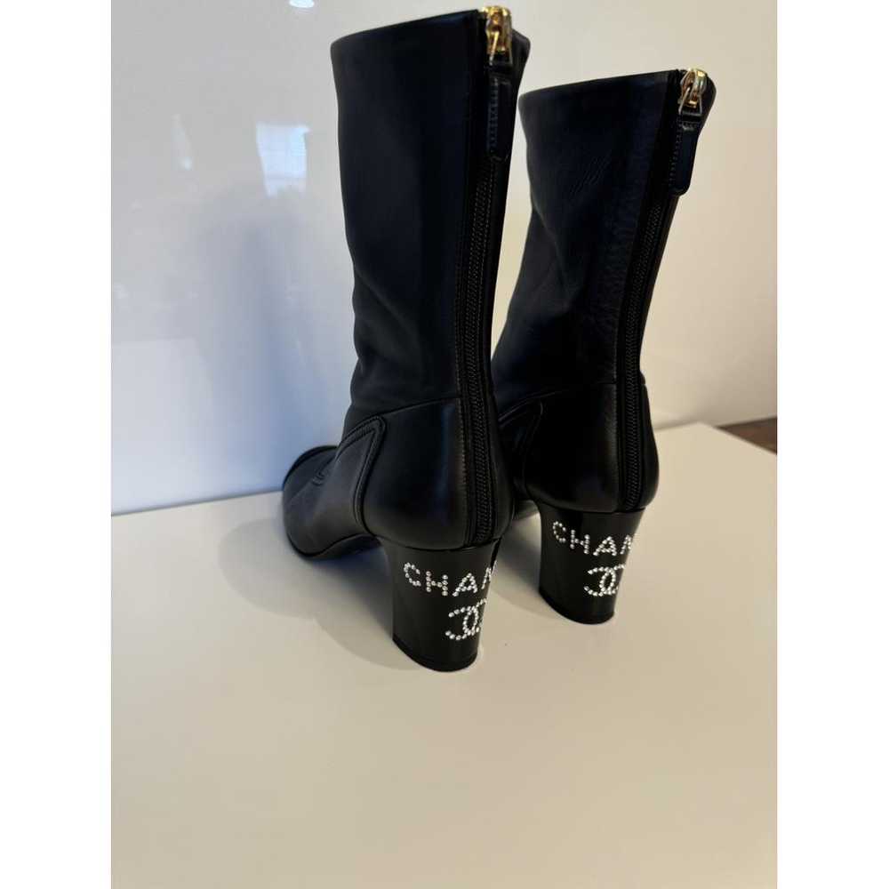 Chanel Leather boots - image 7