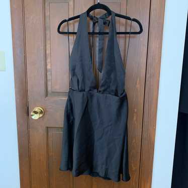 Zara Little Black Silk Dress