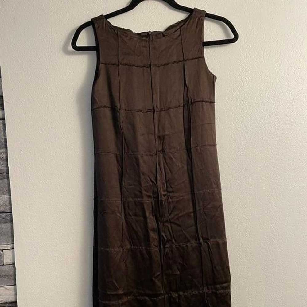 Rare 90’s Gianni brown shift dress - image 2