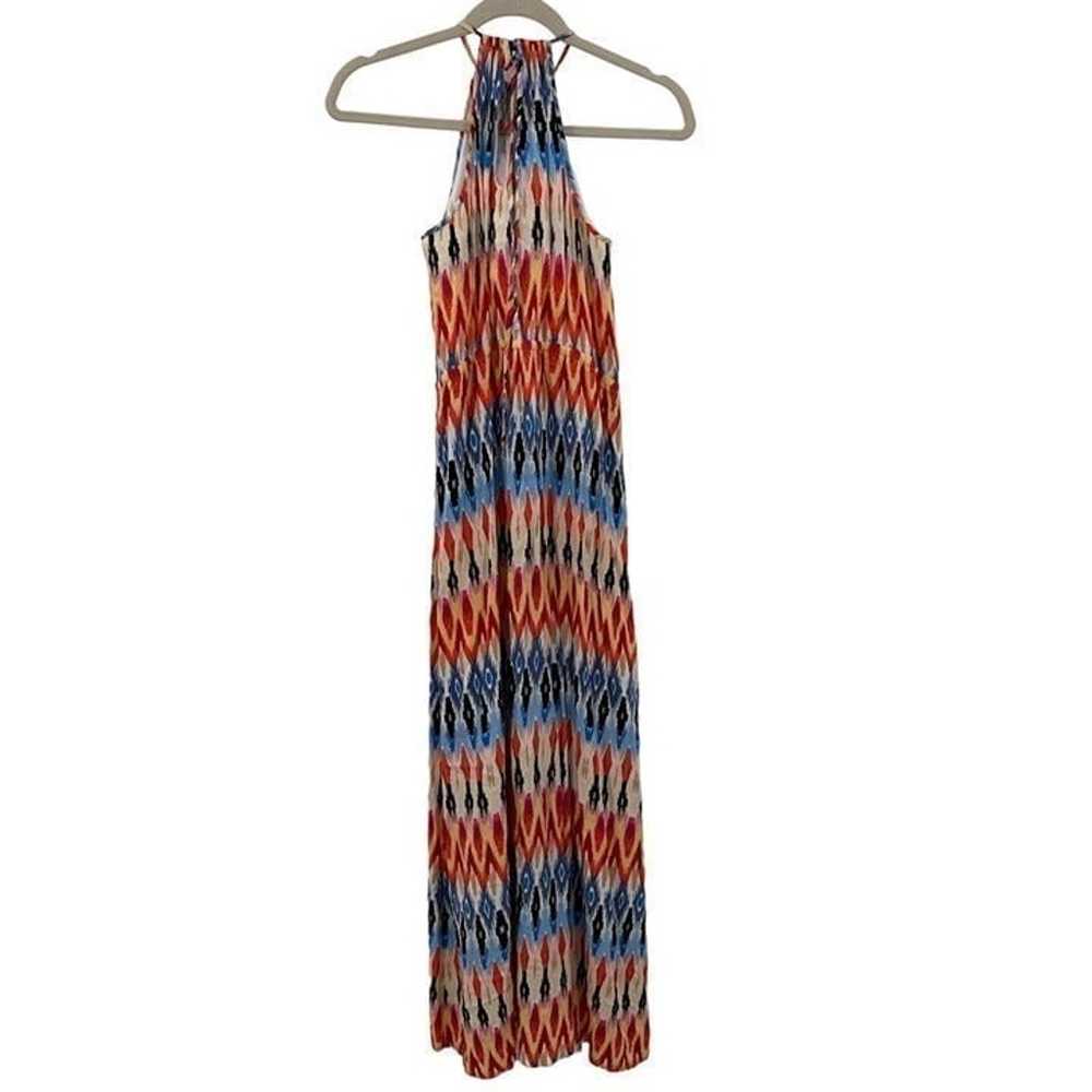 Athleta Sunset Halter Maxi Dress Multi Color Size… - image 2