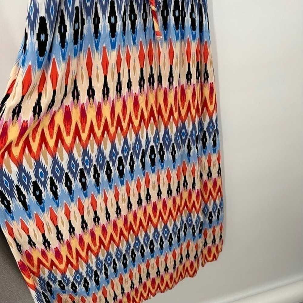 Athleta Sunset Halter Maxi Dress Multi Color Size… - image 3