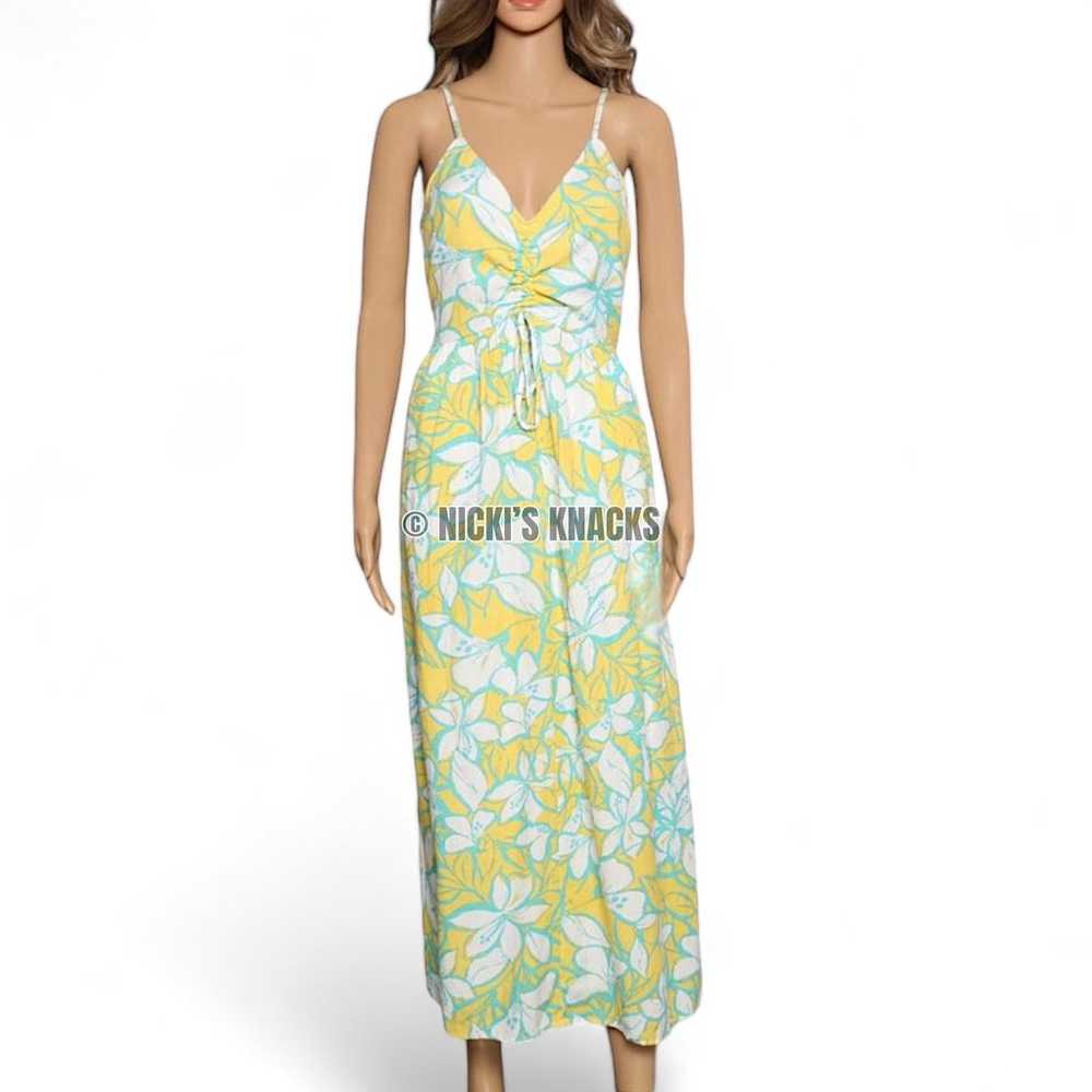 Sincerely Jules Floral Print Linen Blend Maxi Dre… - image 2