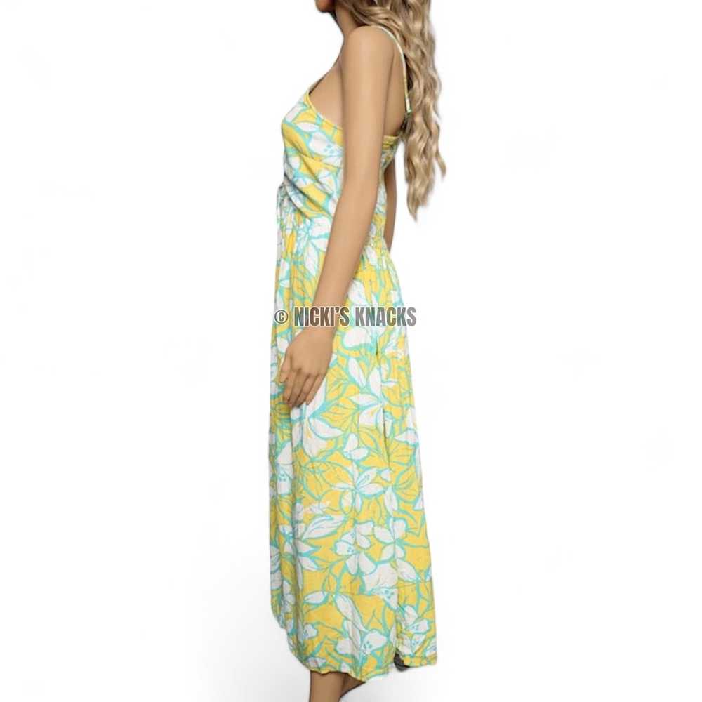 Sincerely Jules Floral Print Linen Blend Maxi Dre… - image 5