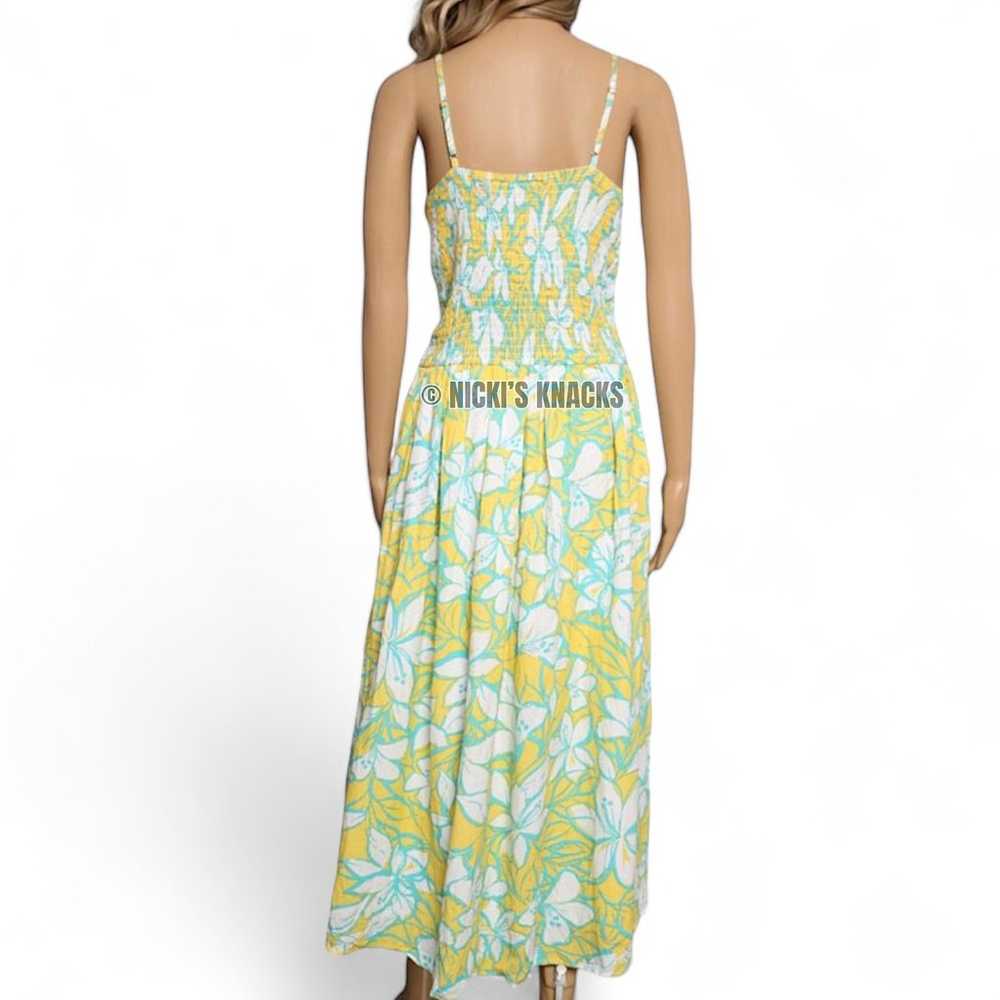 Sincerely Jules Floral Print Linen Blend Maxi Dre… - image 6