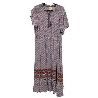 Knox Rose Dress Womens XL Maxi Cottage Boho Count… - image 1