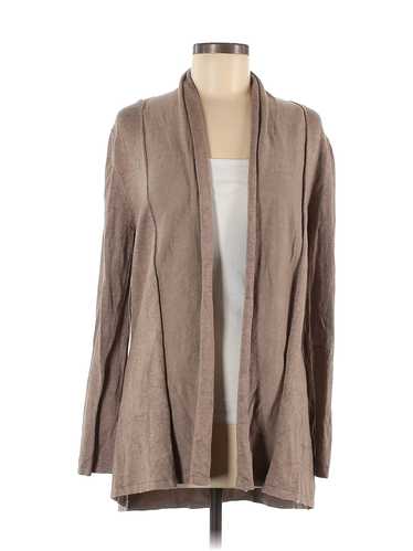 Joan Vass Women Brown Cardigan M