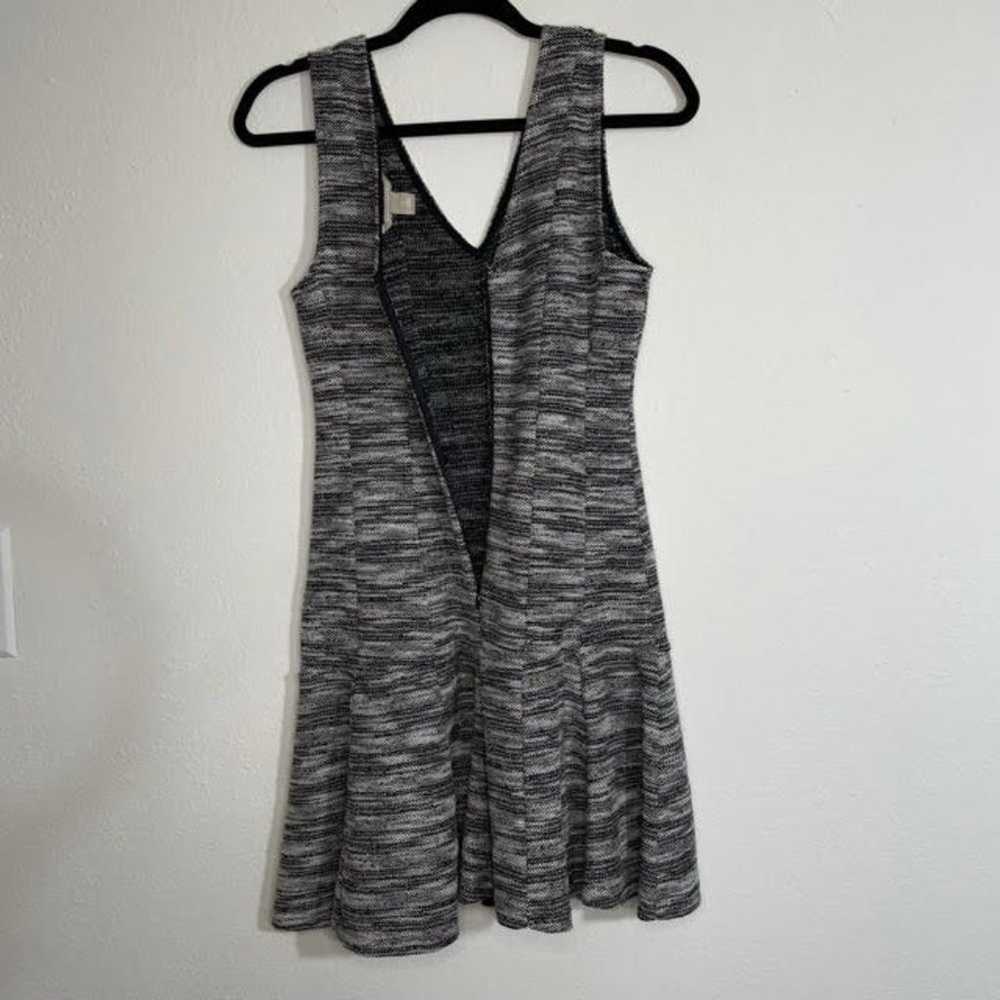 Banana Republic Gray Asphalt Tweed Skater Dress S… - image 12