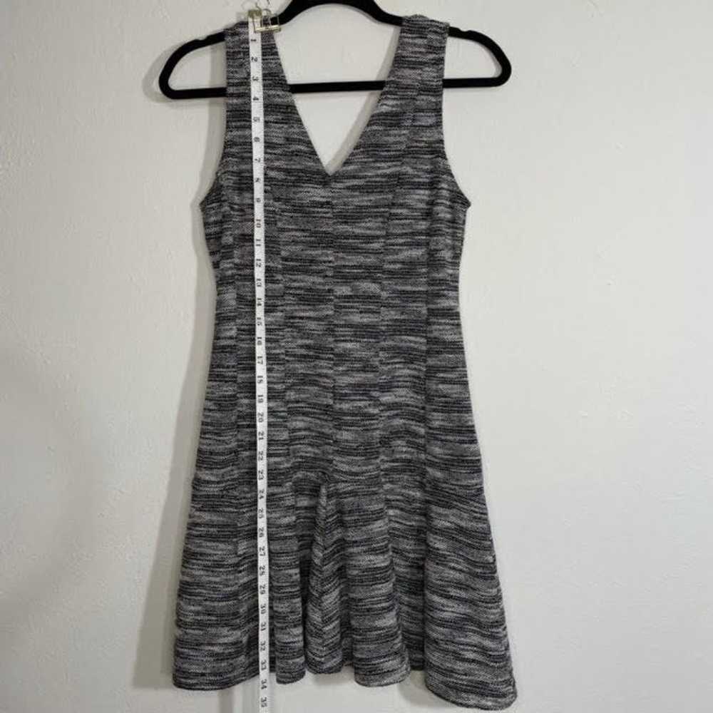 Banana Republic Gray Asphalt Tweed Skater Dress S… - image 5