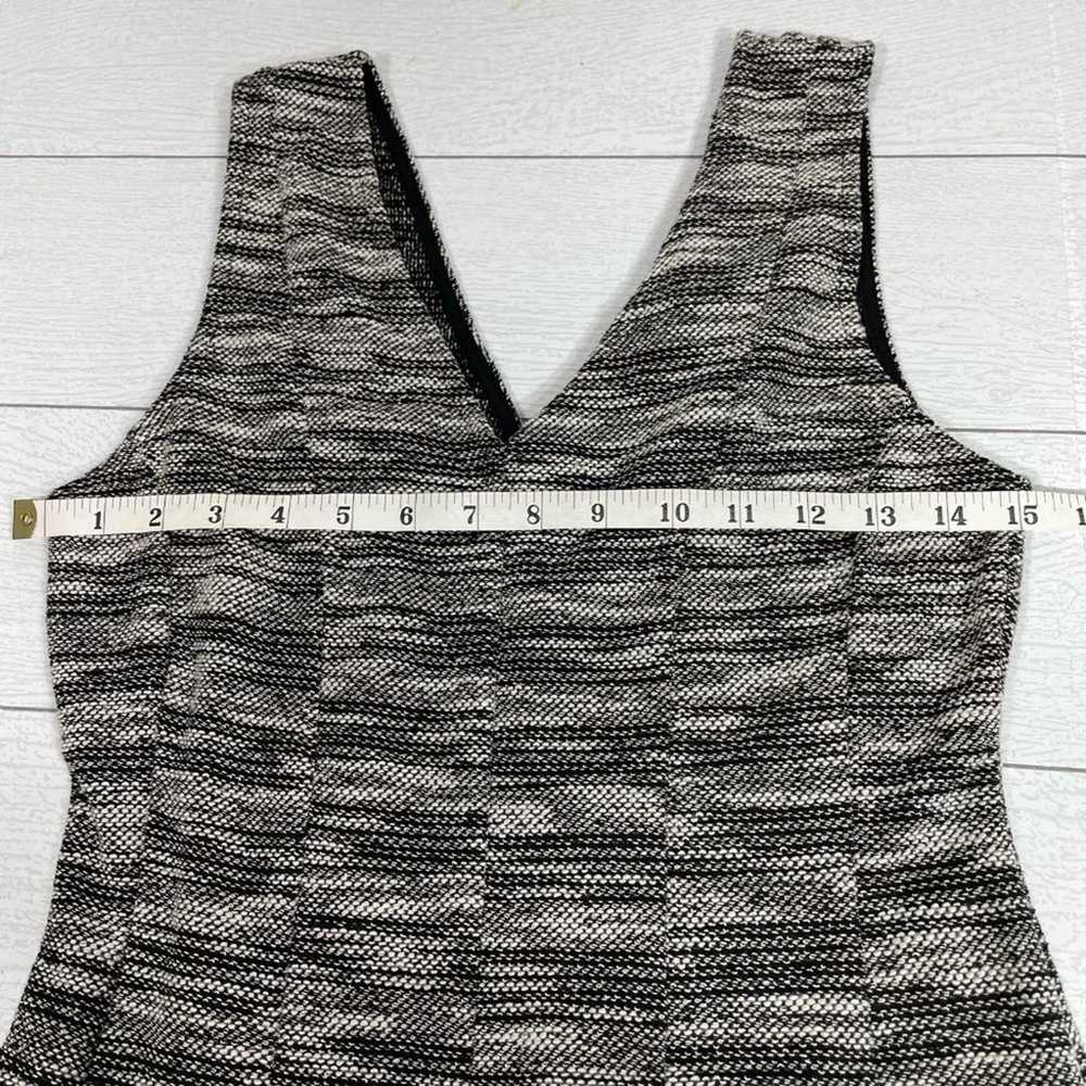 Banana Republic Gray Asphalt Tweed Skater Dress S… - image 7