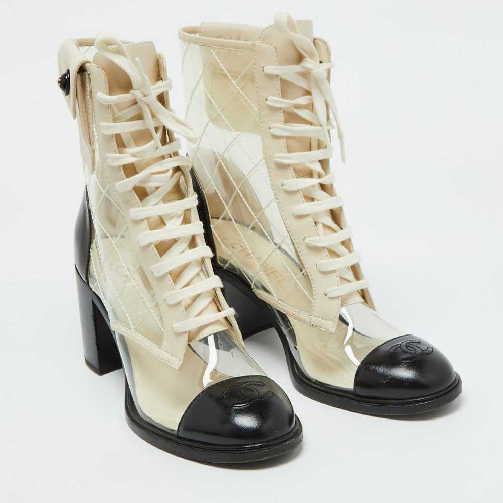 Chanel Leather boots - image 3