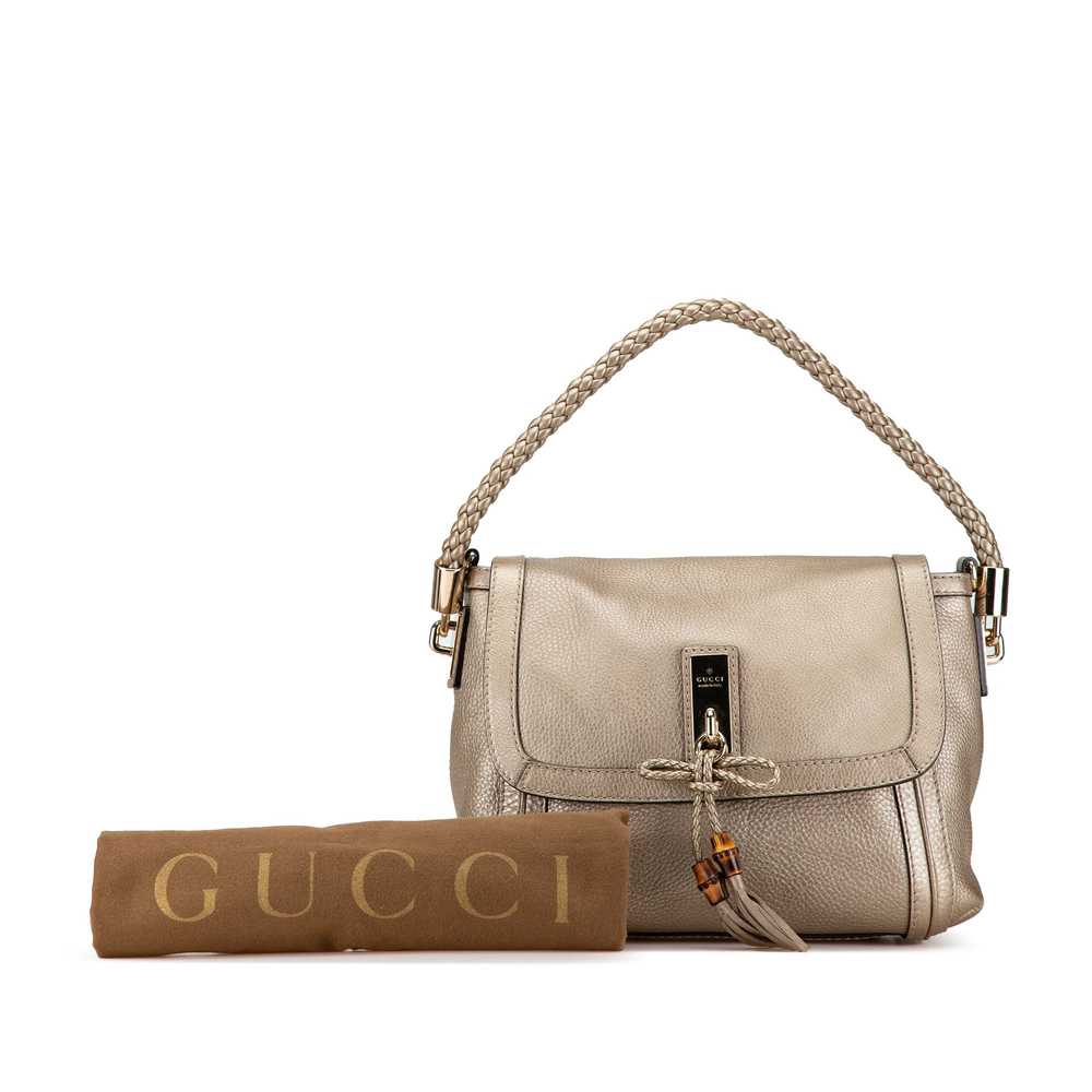 Gucci Gucci Leather Bella Satchel - image 8