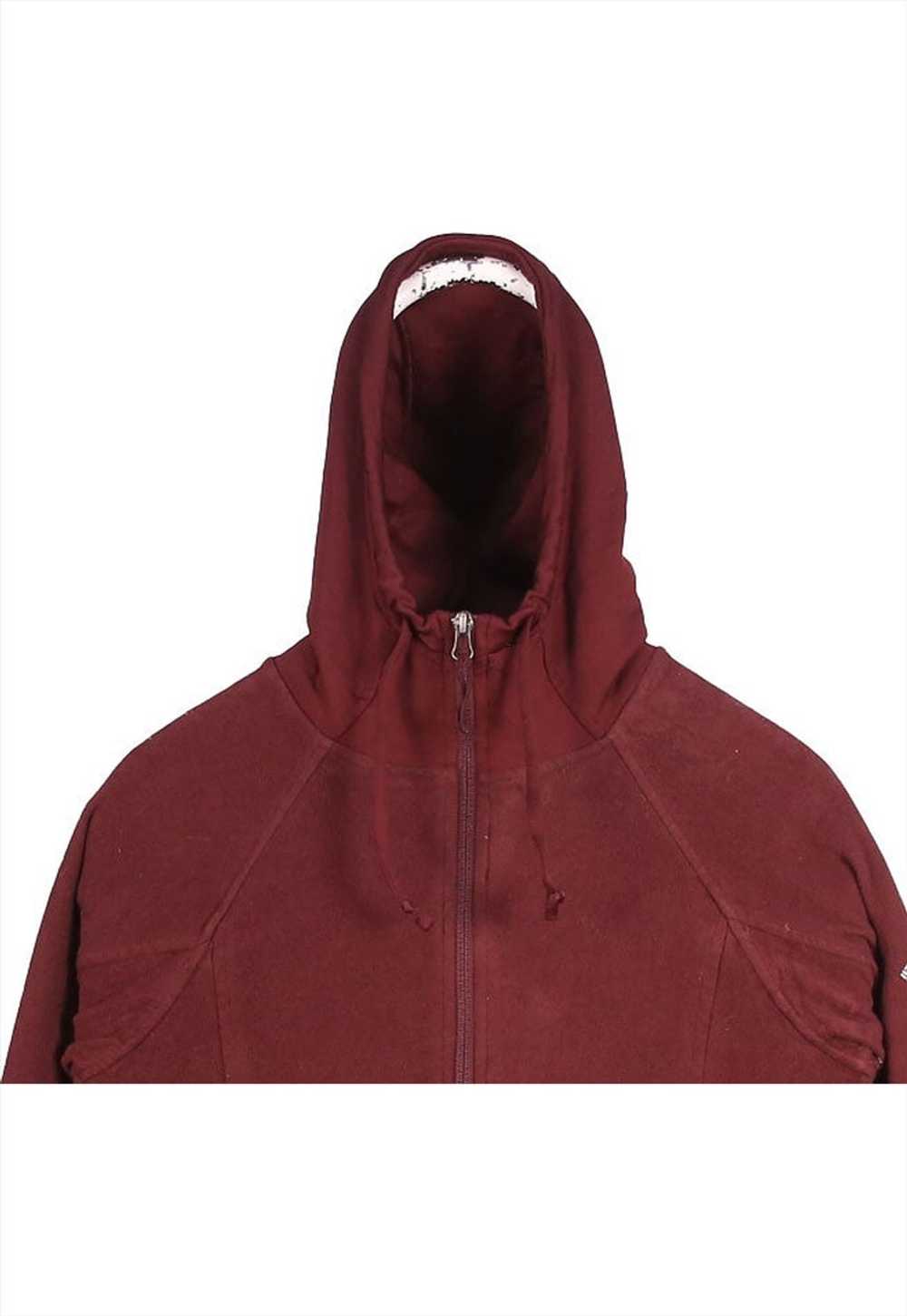 Columbia 90's Hooded Zip Up Hoodie XSmall Burgund… - image 2