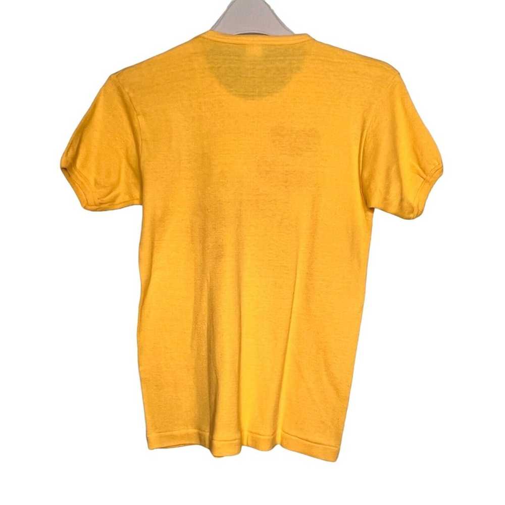 Vintage 80s Size Small Atlantic City Yellow Rolle… - image 6