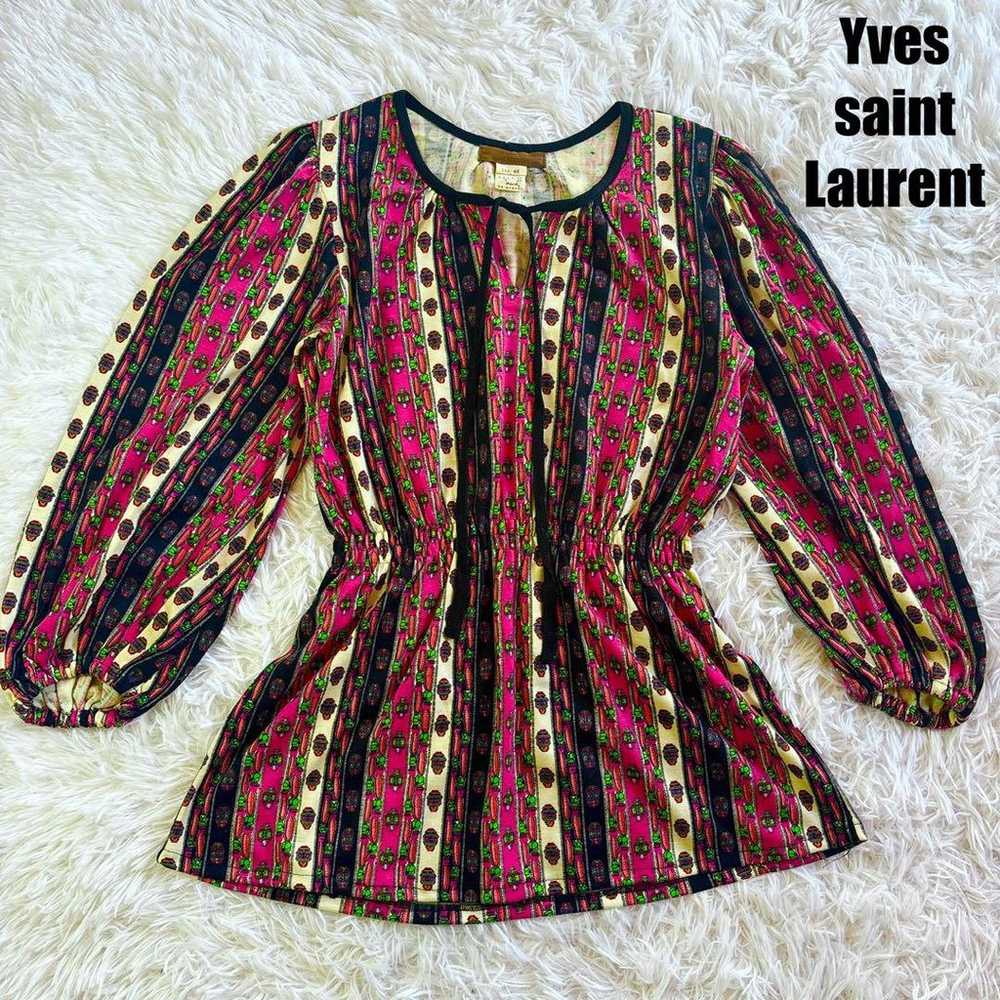 Good item ✨ YVES SAINT LAURENT Blouse Wear Pullov… - image 2