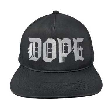 【送料無料】 ドープ SIGNATURE SNAPBACK キャップ ブラック Dope snapback hat - Gem