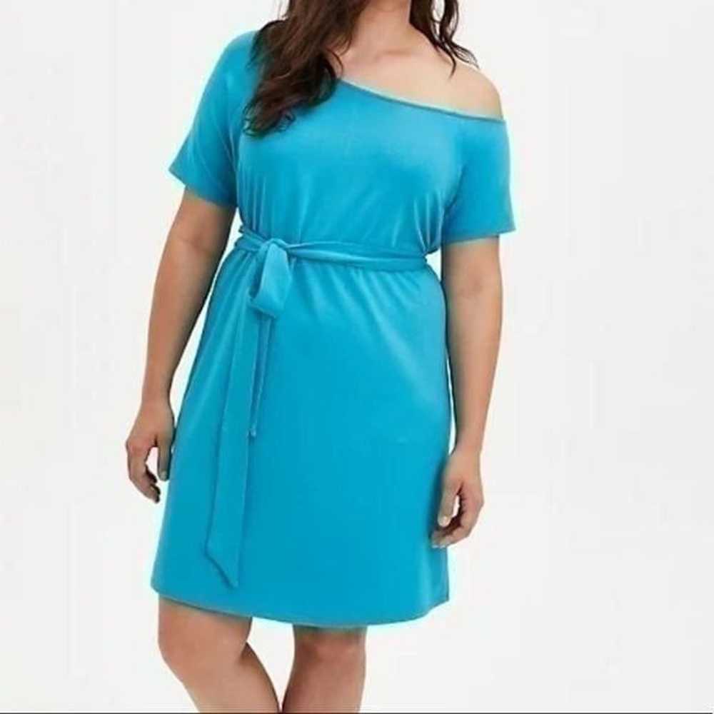 Torrid Off Shoulder T Shirt Dress NWT - image 1