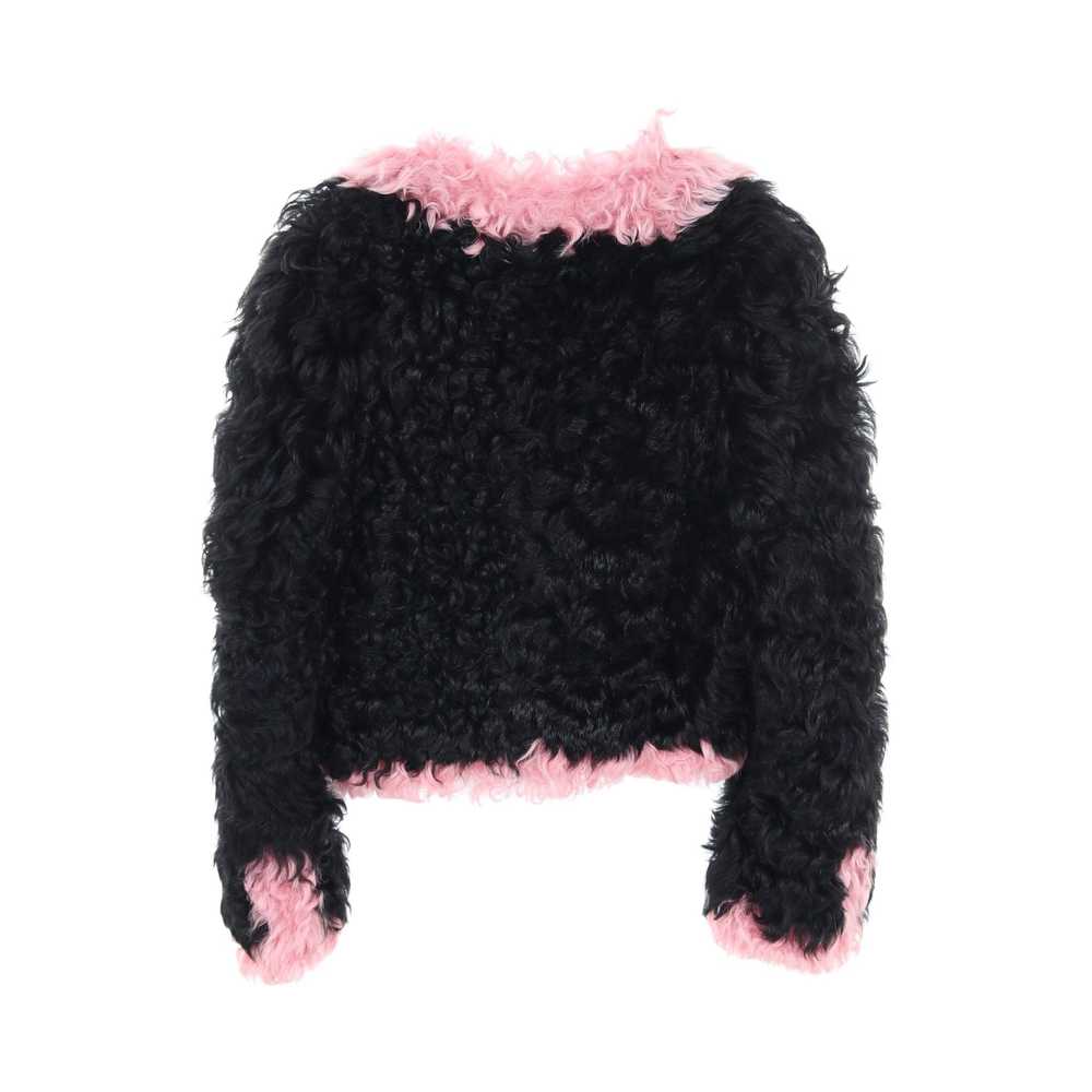 Chanel Chanel Cocomark Button Fur Jacket No-Colla… - image 2