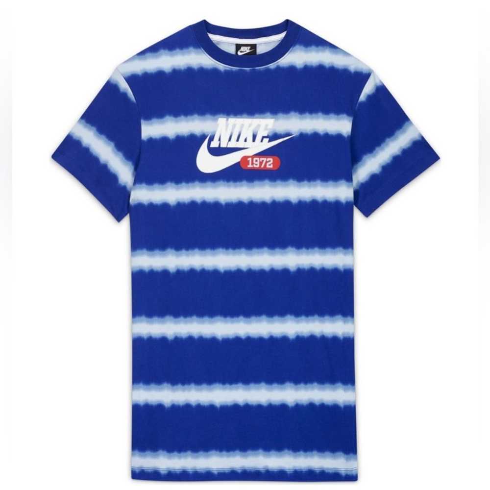 Women's Nike Essentials Tie-Dye Striped Logo T-Sh… - image 2