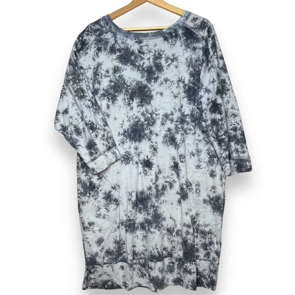 Chicos Zenergy Tie Dye Sweatshirt Dress Women’s X… - image 3