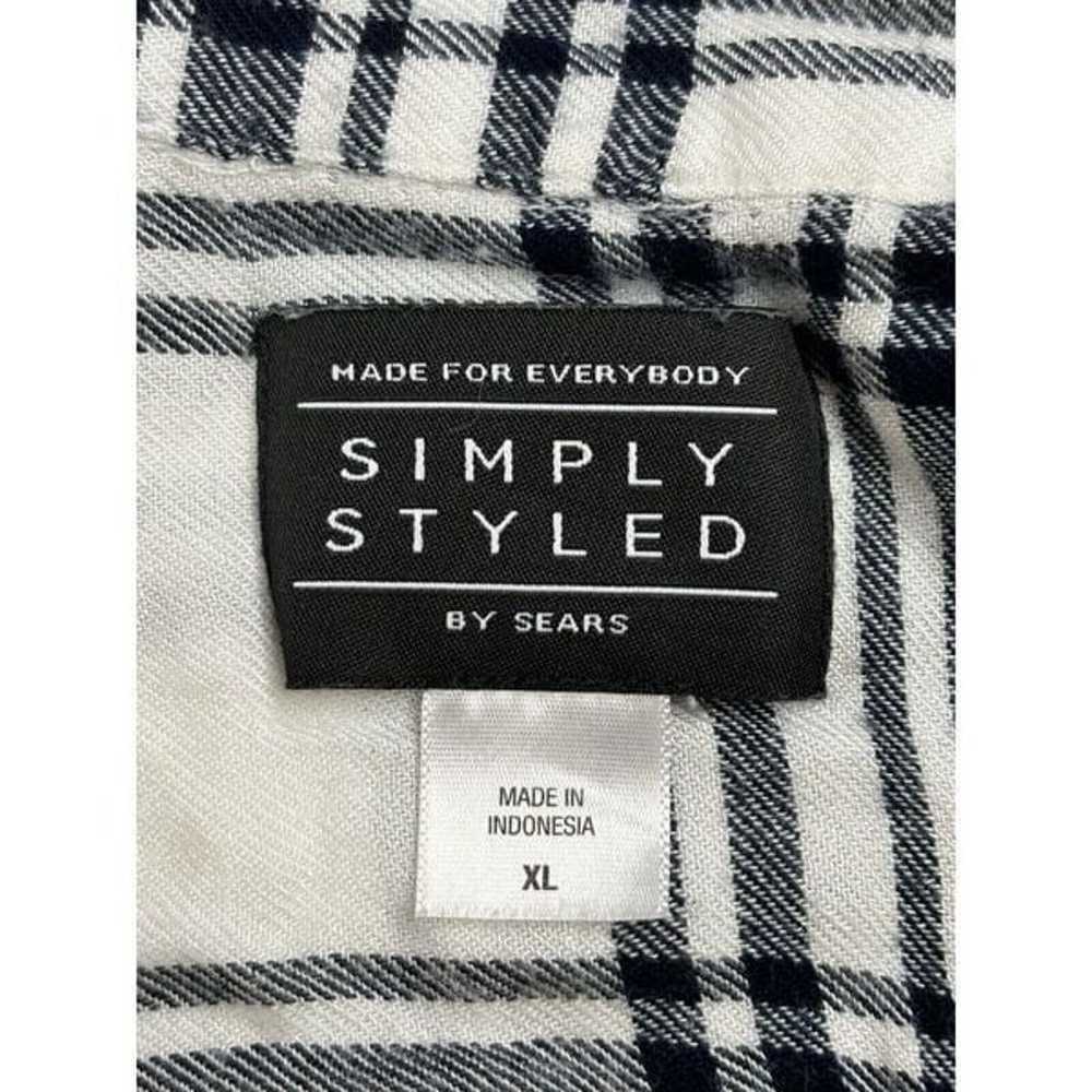 Simply Styled By Sears Womens Shirt Dress  Plaid … - image 3