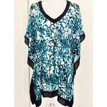 Calvin Klein Tunic Blouse Women's Size S/M V Neck… - image 1