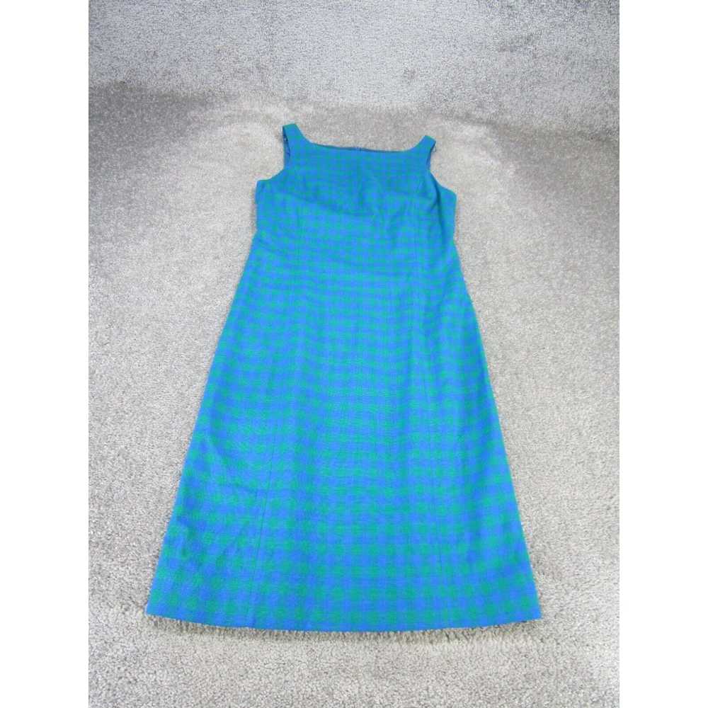 J.Crew J.Crew Shift Dress Womens 0 Blue Cotton Bl… - image 1