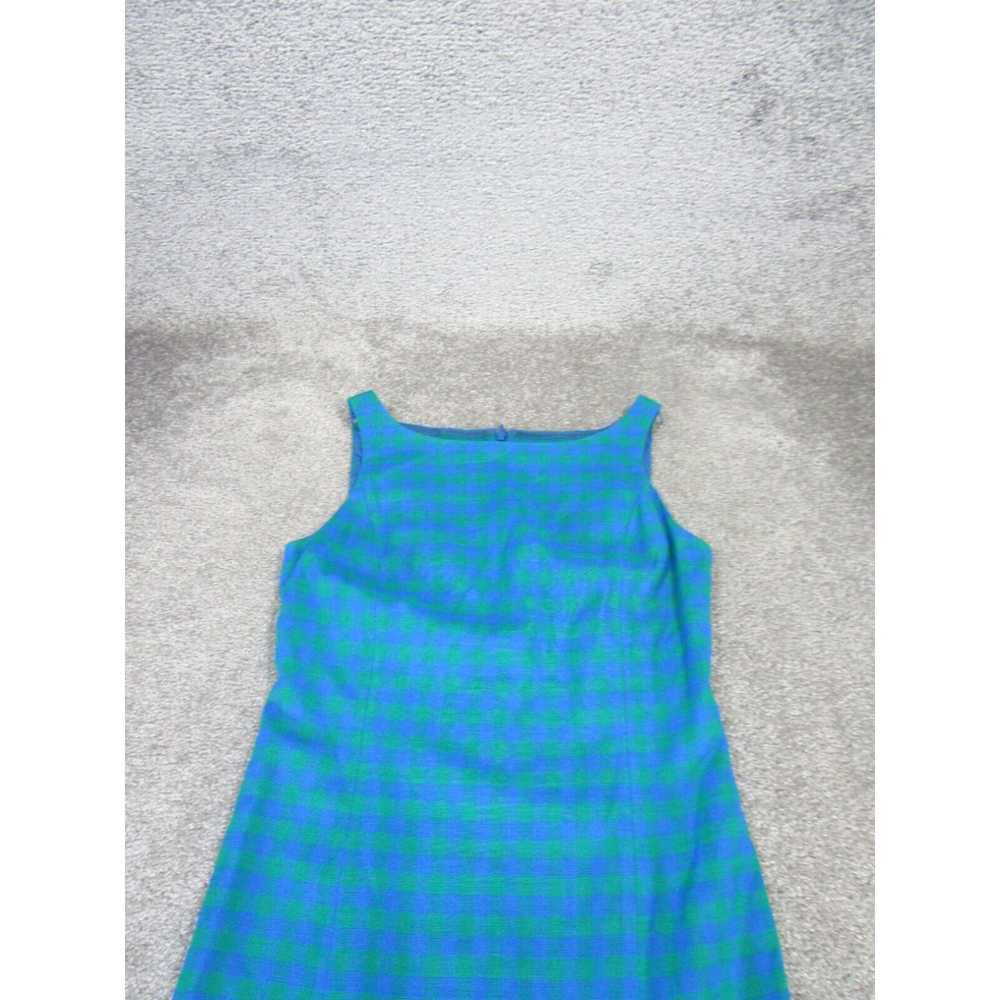 J.Crew J.Crew Shift Dress Womens 0 Blue Cotton Bl… - image 2