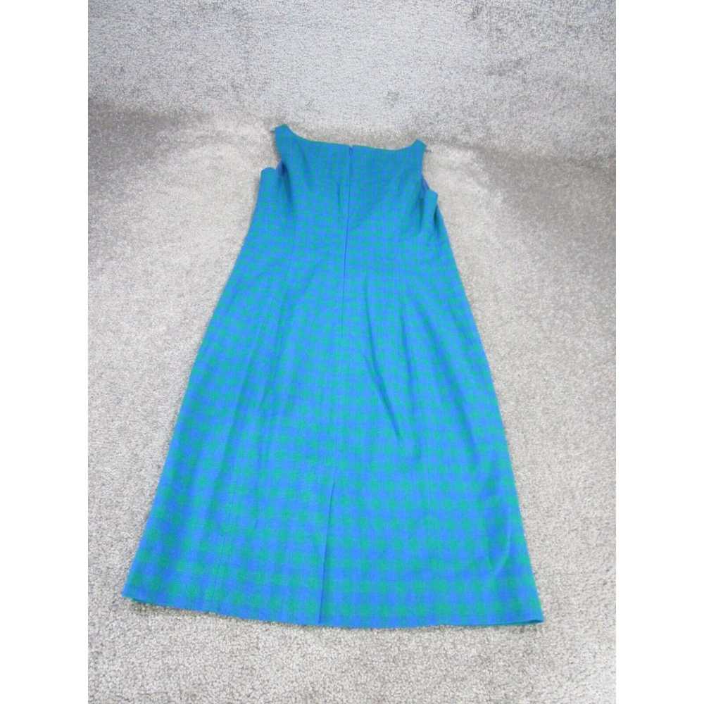 J.Crew J.Crew Shift Dress Womens 0 Blue Cotton Bl… - image 3