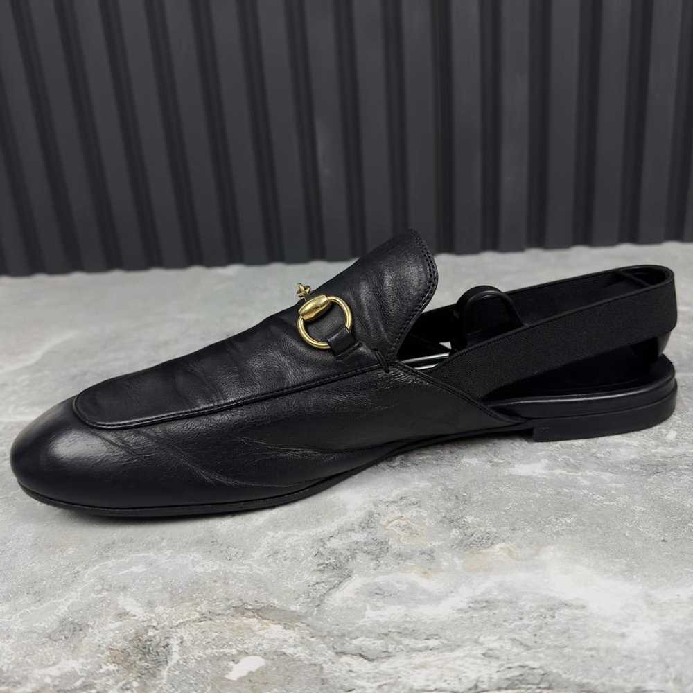 Gucci Jordaan leather flats - image 10