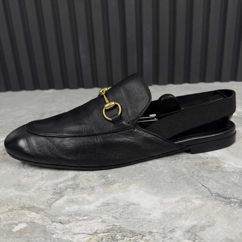 Gucci Jordaan leather flats - image 11