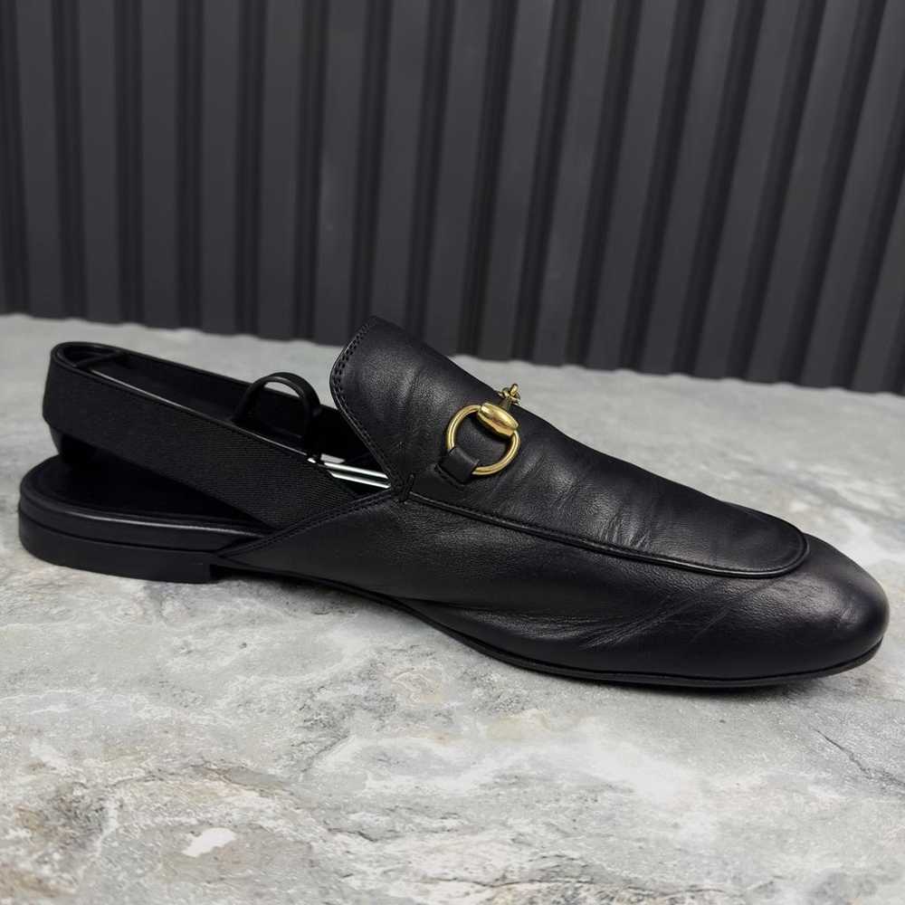 Gucci Jordaan leather flats - image 12