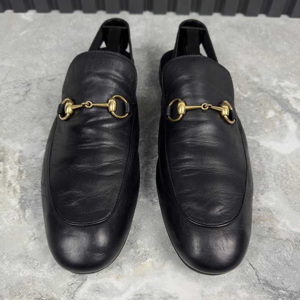 Gucci Jordaan leather flats - image 5