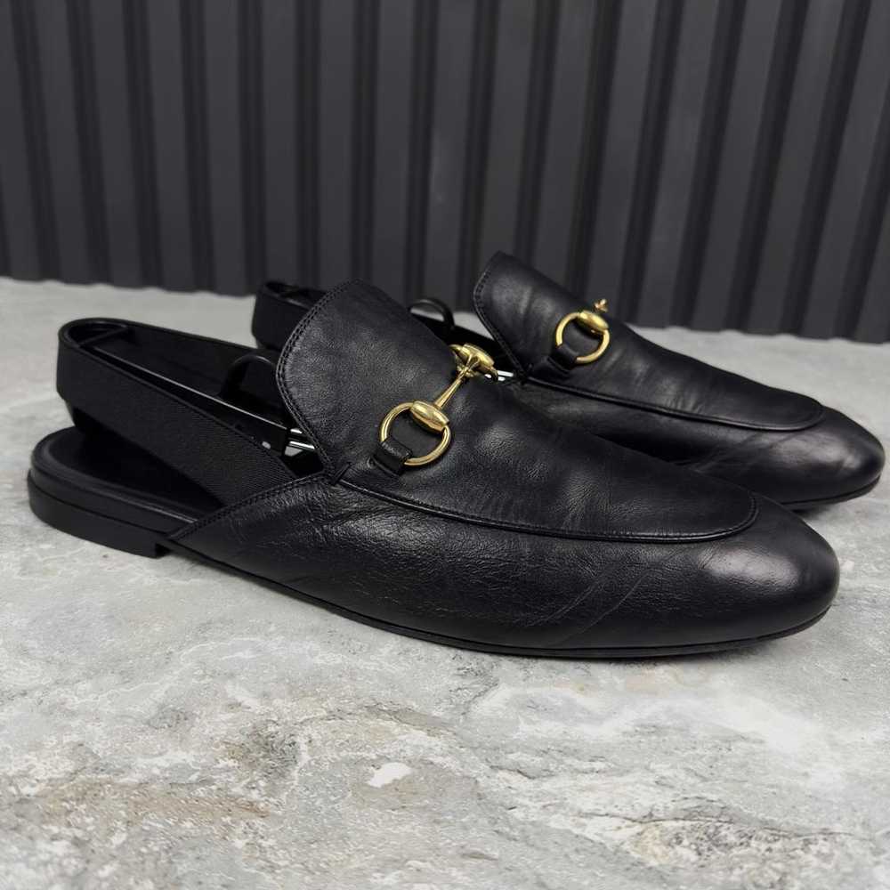 Gucci Jordaan leather flats - image 6