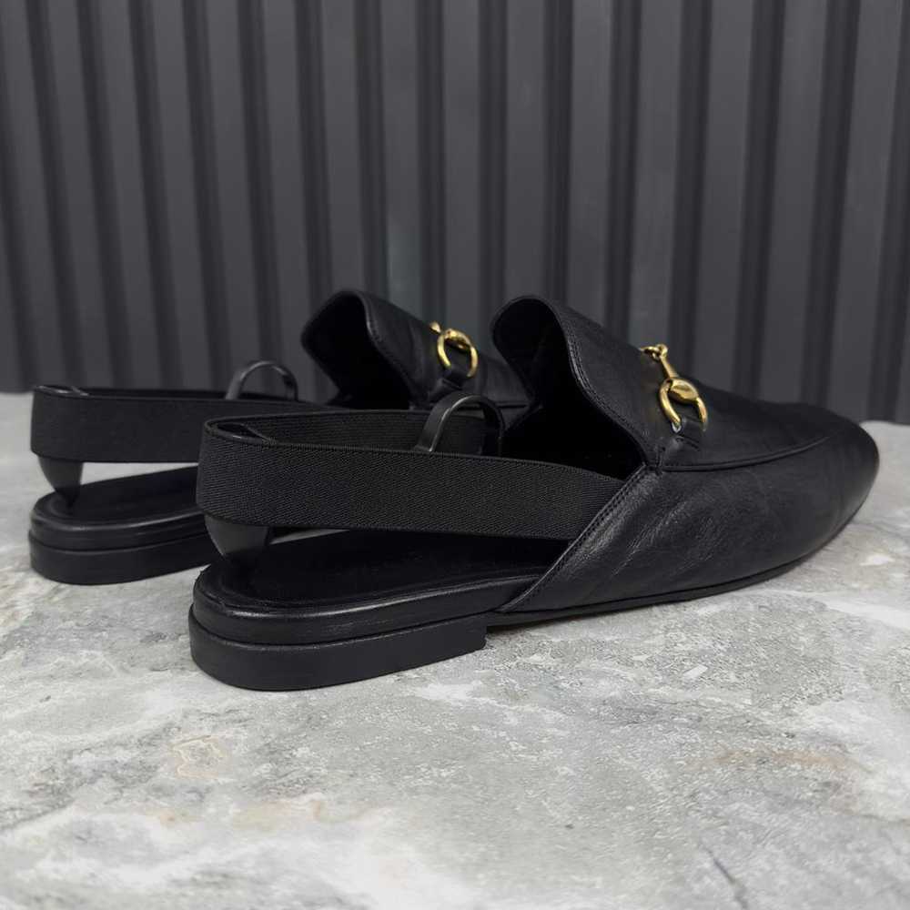 Gucci Jordaan leather flats - image 8