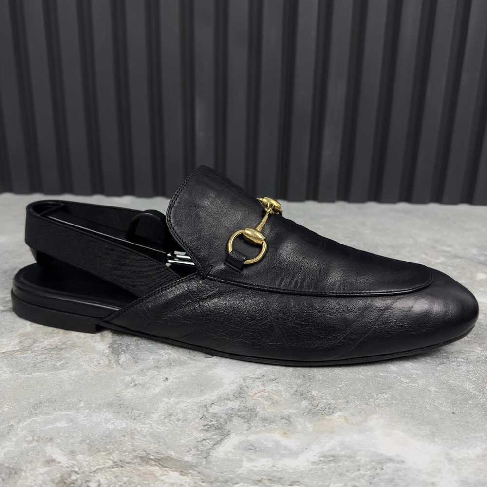 Gucci Jordaan leather flats - image 9